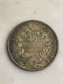 PIECE DE 10 FRANCS HERCULE 1965 EN ARGENT REPUBLIQUE FRANCAISE