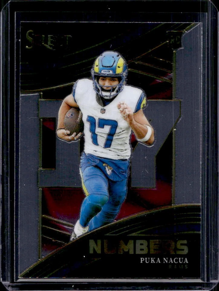 2023 Select Puka Nacua Numbers Rookie RC #NMB-PNA Rams