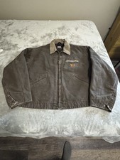 Vintage Carhartt J97TMB Detroit Jacket Timber Blanket Lined Size XXL Brown USA