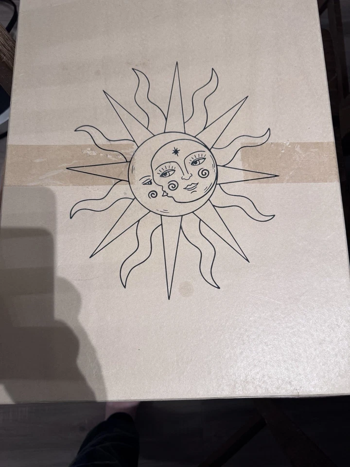 GIANT JOURNAL/Diary / Blank Book 18x14x2 New Moon And Star Journal ,Magical Book - Image 4 of 4