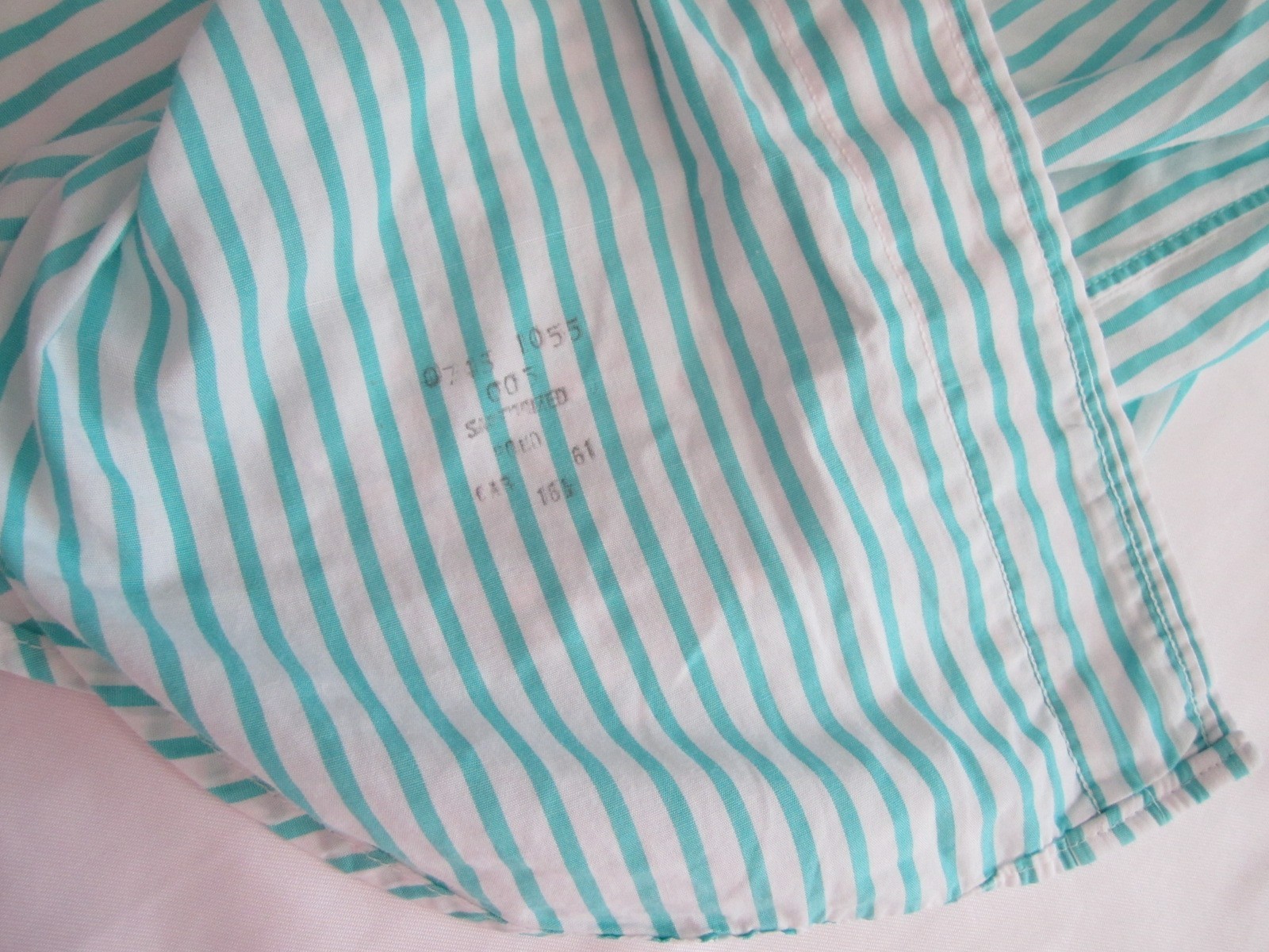 Vtg Men Brooks Brothers Cotton Stripes Short Sleeve Shirt Sz 16.5 (MT761) USA thumbnail 8