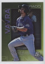 2020 Bowman Platinum Wal-Mart Top Prospects Chartreuse Terrin Vavra #TOP-68 0b7v