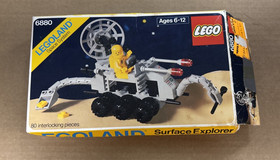 Vintage Lego Set #6880 Surface Explorer LEGOLAND Space Systems Used Complete
