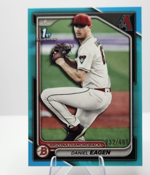DANIEL EAGEN 2024 BOWMAN DRAFT SKY BLUE #BD-53 #/499