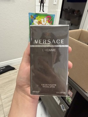 NEW SEALED VERSACE L'HOMME by Versace Eau De Toilette Spray 3.4 oz Men