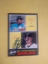 JOSH BECKETT AUTOGRAPHED 2001 UPPER DECK VINTAGE ROOKIE CARD