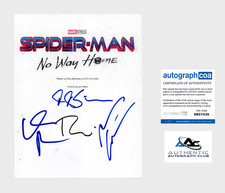 TOBEY MAGUIRE +3 AUTOGRAPH SIGNED SPIDER-MAN NO WAY HOME FULL SCRIPT - RARE -