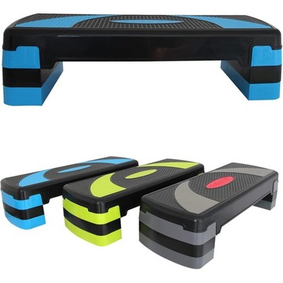 Aerobic Step Board XL  - 3-fach höhenverstellbar, 78 x 30 cm, 3 Farben