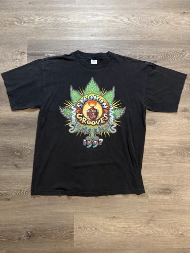 Smokin Grooves Tour Shirt Outkast The Roots Erykah B 1990s vintage concert t-shirt, vintage, size XL, single stitch, B+ condition