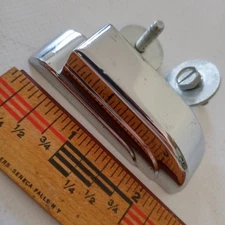 *Leedy 1x Chrome Beavertail Bass/Floor Tom Drum Lug 50s Chicago Slingerland USA*