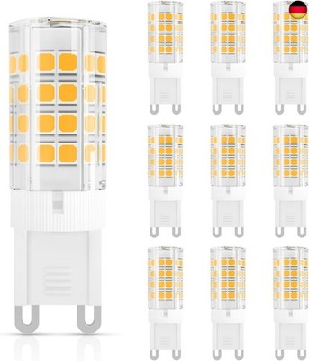 DiCUNO G9 LED Lampe Warmweiß 2700K, 3W LED Leuchtmittel ersetzt 30W 