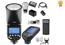 US Godox V1-S TTL 2.4G HSS Round Head Speedlite Flash Light For Sony Camera-New