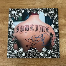 * SUBLIME * signed vinyl album * SELF TITLED * ERIC WILSON & BUD GAUGH * 1