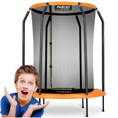 Trampolin Gartentrampolin Kindertrampolin Sicherheitsnetz Neo-Sport 152 cm 5FT