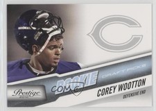 2010 Playoff Prestige Rookie Draft Picks Light Blue /999 Corey Wootton #224 0af