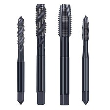 1x Nitrided Spiral Point Tap Nitrided Spiral Flute Tap M2/M3/M4/M5/M6/M8/M10/M12