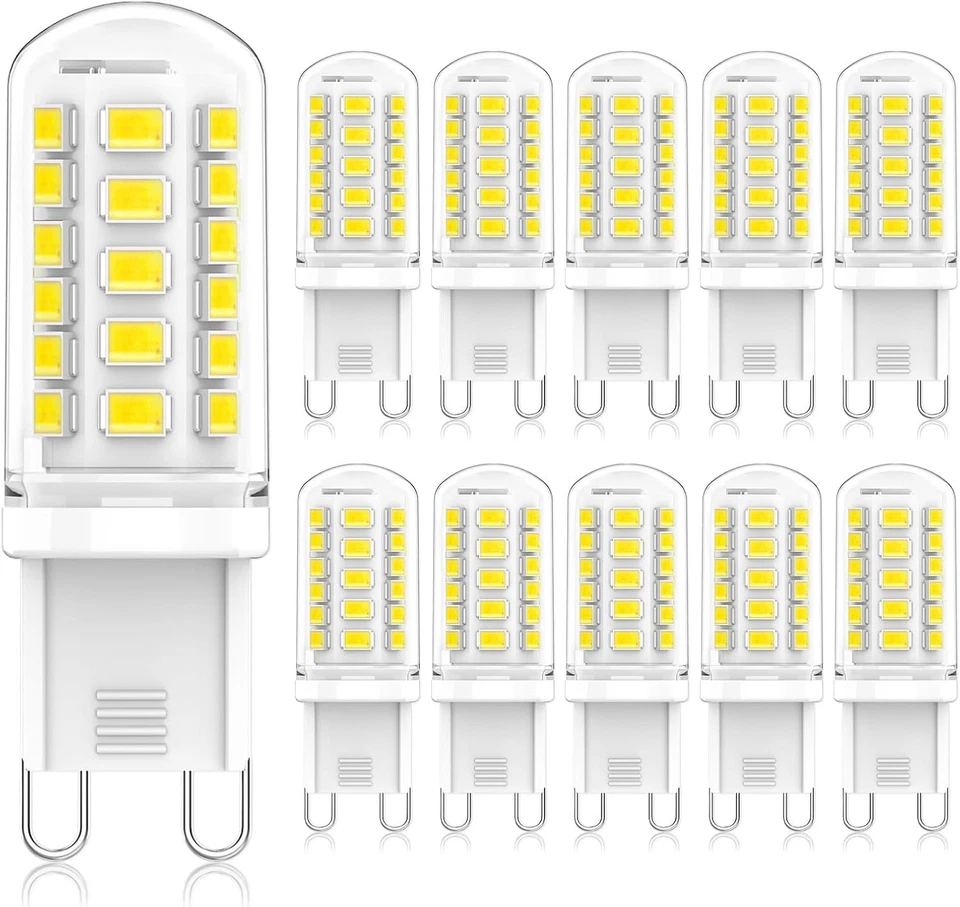 5Pack G9 LED Bulbs No Flicker Non-Dimmable Energy Saving Light Bulbs Chandelier - Image 2 of 4