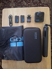 GoPro Camera Accessory Bundle - Batteries, Mount, Case, Cable, Handle, Black