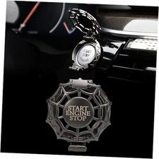 Car Push Start Button Cover Universal for Car Motorcycle Press Engine Black