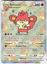 Pokemon Simisear VSTAR GG37/GG70 Holo Crown Zenith Galarian Gallery Pokemon A on eBay