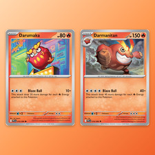 Darumaka Darmanitan, 2 Card Set, Evolution Line, Phantasmal Flames