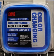 3M High Strength Hole Repair 8 fl. oz. Color Changing Spackling Compound/NEW