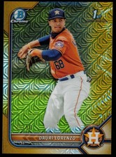 Dauri Lorenzo - 2022 Bowman Chrome Prospects Gold Mojo Refractor /50 #BCP-11 1st