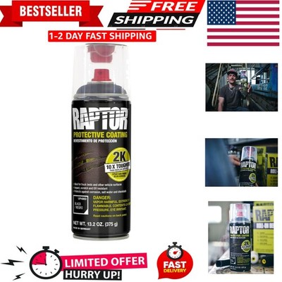 U-POL 2K Bedliner Aerosol, Protective Coating, Spray-On Truck Bed Liner, Impa...