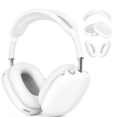 3PCS Schutzhülle kompatible mit Apple Airpods Max, weiches Silikon, waschbar