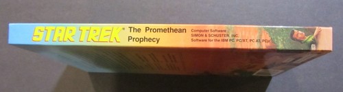 Star Trek The Promethean Prophecy gioco basato su testo Apple II, IIe, IIc completo - Foto 7 di 7