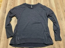 Active life Shirt, Women's Size XL, Black, Long Sleeve, Zip on the Side