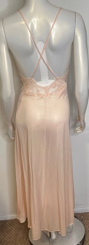 60s Emilio Pucci Formit Rogers Pink Lace Peignoir Set SP 6 8 Vintage Gown Robe - Picture 11 of 21