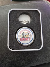 United States Army Pocket Watch in Metal Tin Box