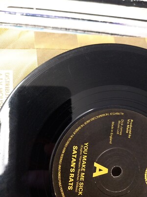 Satans Rats You Make Me Sick Louise 7 Inch Vinyl Record Punk Satans Rats You Make Me Sick Louise 7 Inch Vinyl Record Punk