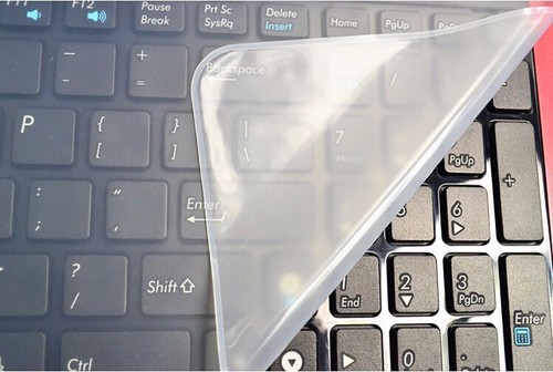 Laptop Schutzfolie Staub- Wasserdichte Folie Silikon Notebook Tastatur Abdeckung - Afbeelding 8 van 12