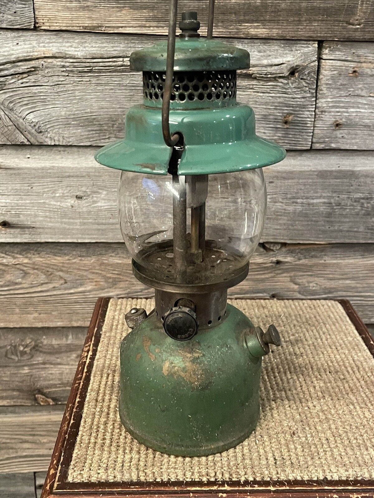 Vintage Coleman Lantern Model 242B Seafoam Lantern