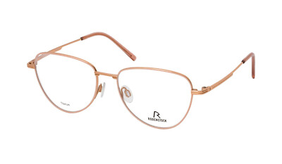Rodenstock R7104 B 52 Damen Brille Brillenfassung Brillengestell Titan Rosa Gold