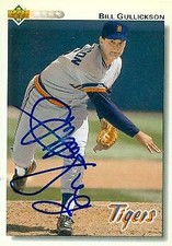Bill Gullickson autographed Baseball Card (Detroit Tigers) 1992 Upper Deck #317
