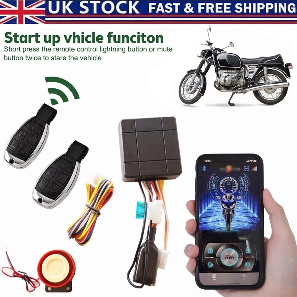 Anti theft alarm 2025 for motorcycle