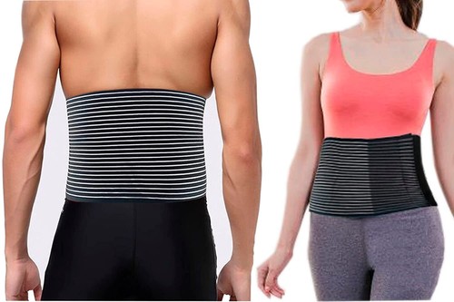 Lower Back Support Brace for Men and Women Lumbar Pain Relief Waist Trimmer B...