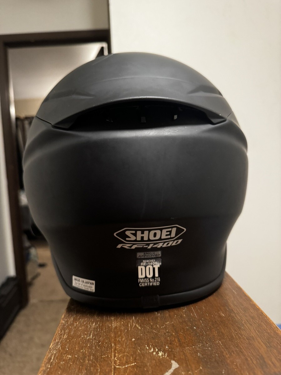 Shoei RF-1400 Helmet - Matte Black 3XL 0101-0135-09 | eBay