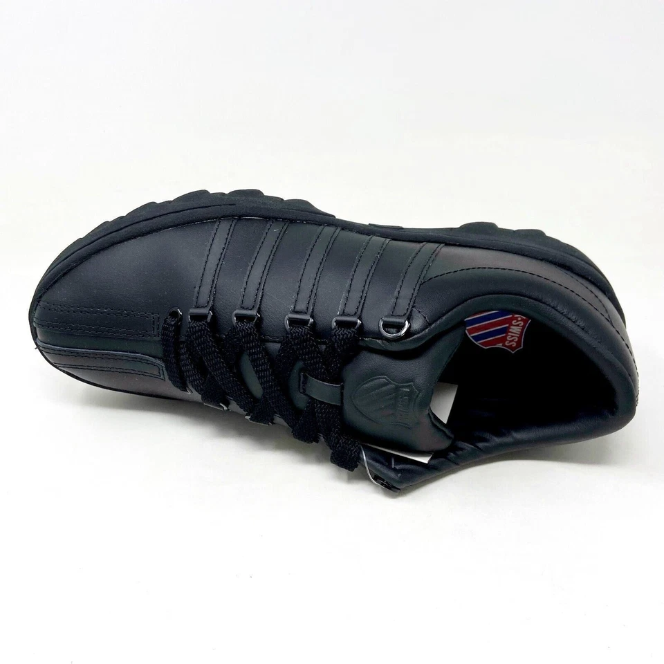 Zapatillas deportivas informales K-Swiss North Classic triple negras para hombre 06382 001 Foto 4 de 4