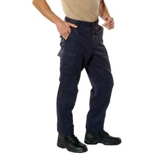 Rothco Men's Midnite Navy Blue BDU Pants - 6 Pocket Military Style Uniform Pant