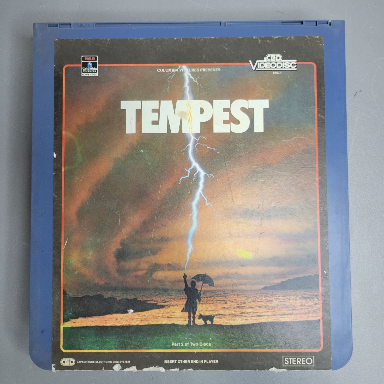 Lot of 12 Vintage CED VideoDiscs 10 Movies in Total, Classic Films