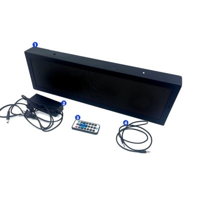 WiFi Voice Control Level Light RGB LED Screen Audio Spectrum Rhythm Light Clock