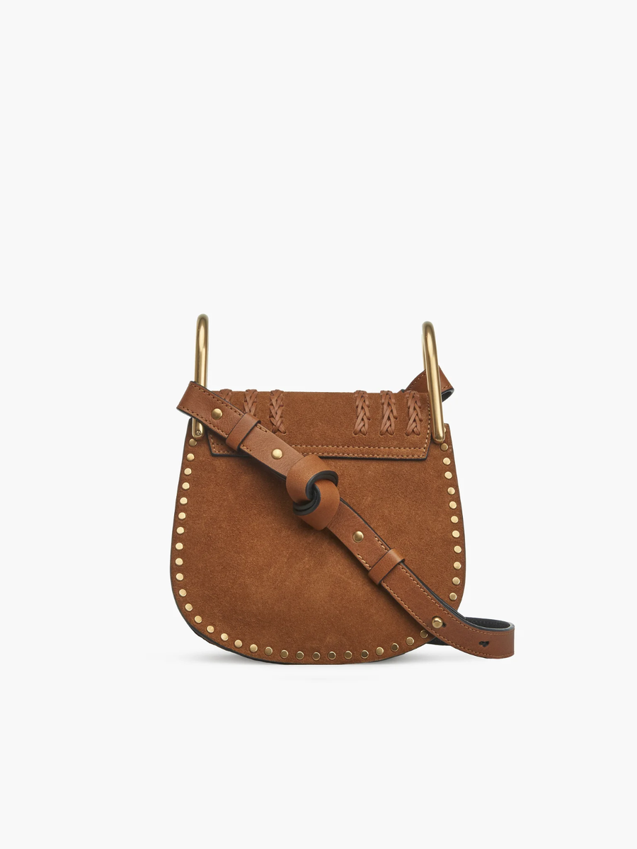NWT Chloe Hudson Caramel Brown Suede Calfskin Leather Bohemian