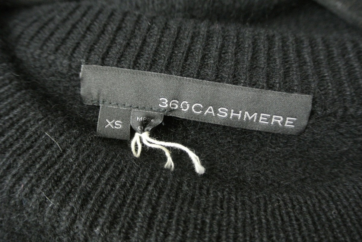 NEW 360 Cashmere Women's Black Cashmere Alani Sweater black NEW 360 Cashmere Women's Black Cashmere Alani Sweater black