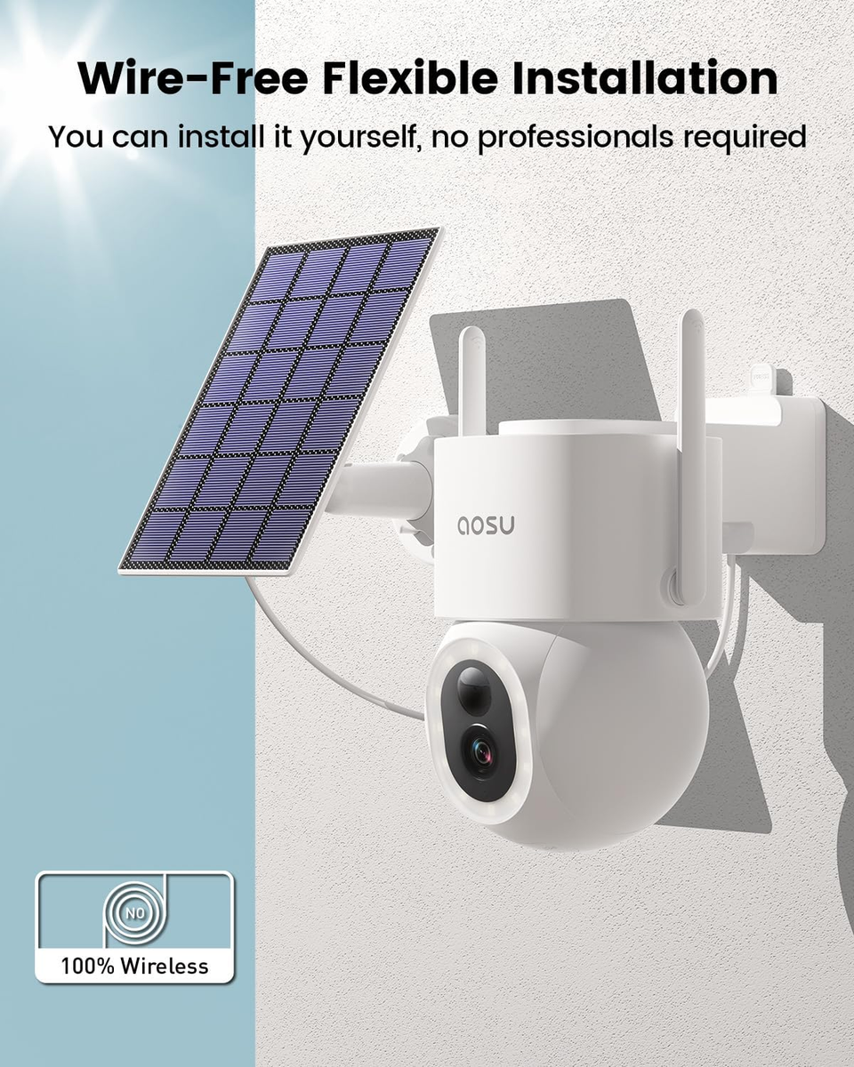 Aosu Wireless Security Camera With Long Battery Life AOSU Security