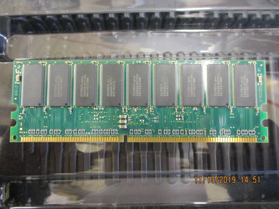 ELPIDA - HB54A5129F1-10B - PC1600r DDR 512MB ECC Reg Memory - Image 4 of 4