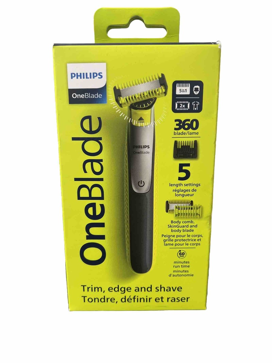 NEW Philips Norelco OneBlade 360 blade FACE + BODY Trim Edge